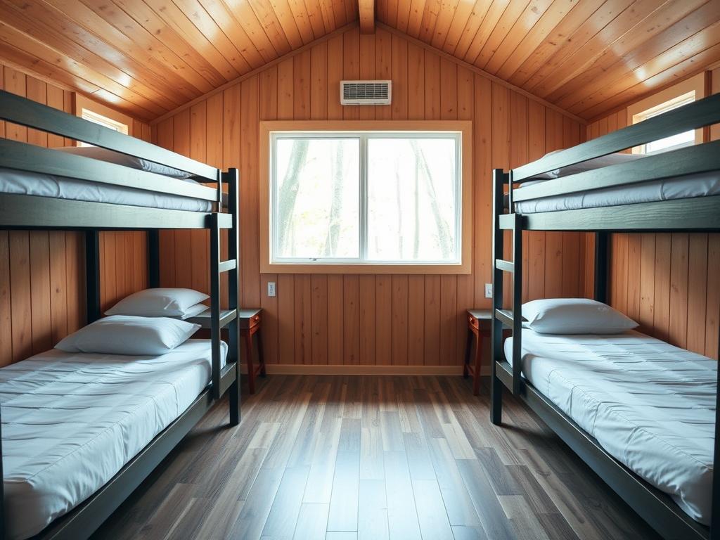 Cabañas modernas en campamentos de verano Camp New York