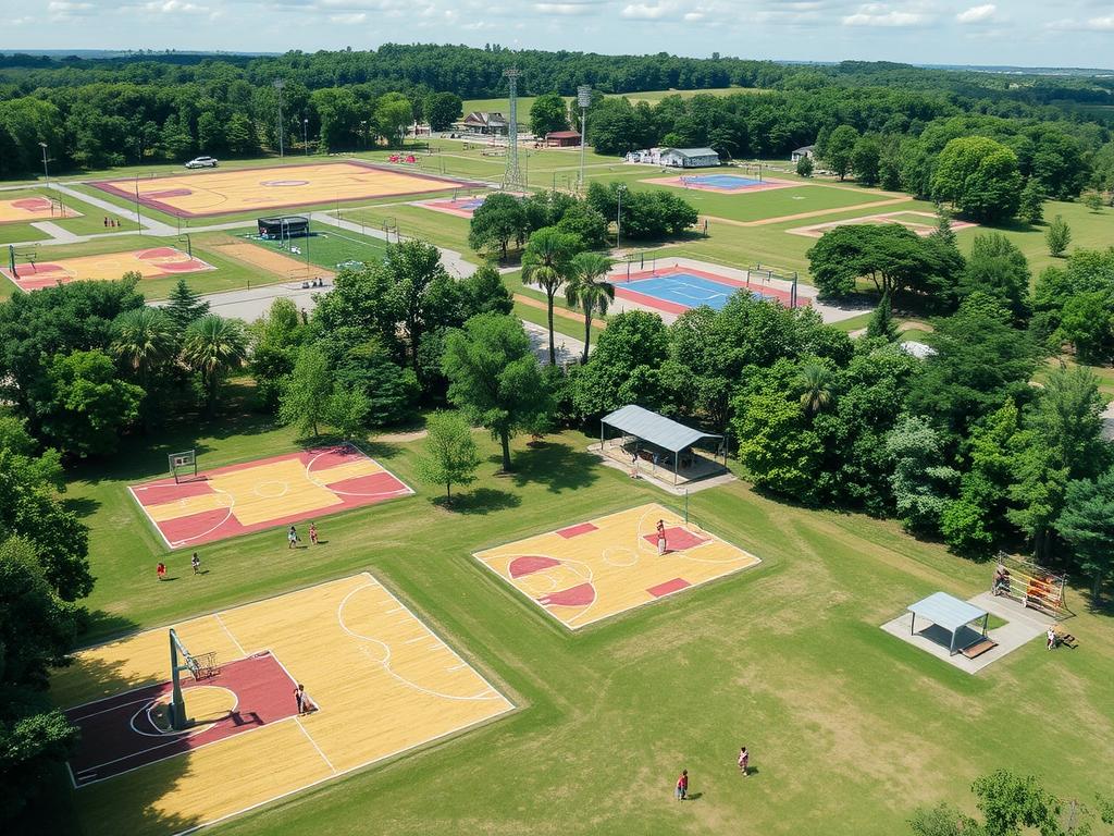 Instalaciones deportivas en campamentos de verano Camp New York